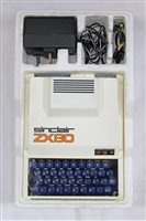 Lot 1712 - Sinclair ZX80 computer - in original boxed...