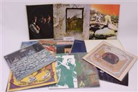 Lot 1726 - Box of LP records - including Led Zeppelin,...