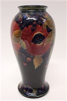 Lot 2 - Moorcroft pottery vase decorated in the...