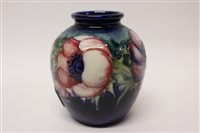 Lot 4 - Moorcroft pottery vase decorated in the...