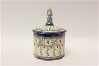 Lot 20 - Royal Doulton 'Old Nod' lustre pot and cover...