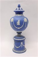 Lot 32 - Impressive 19th century blue Jasper ware...