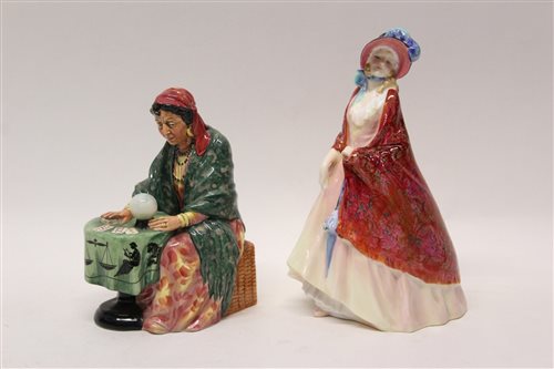 Lot 89 - Two Royal Doulton figures - Fortune Teller...