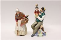 Lot 90 - Two Royal Doulton figures - Grandma HN2052 and...