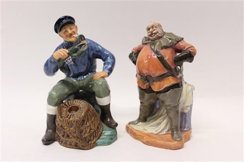 Lot 91 - Two Royal Doulton figures - The Lobster Man...