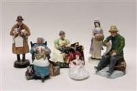 Lot 53 - Five Royal Doulton figures - The Wardrobe...