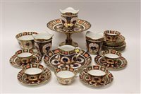 Lot 61 - Selection of Royal Crown Derby Imari tea set...