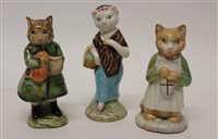 Lot 66 - Three Beswick Beatrix Potter figures - Simpkin,...