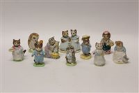 Lot 67 - Eight Beswick Beatrix Potter figures - Ribby,...