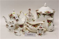 Lot 76 - Royal Albert Old Country Roses tea, coffee and...