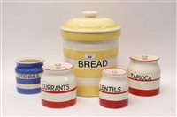 Lot 80 - Large T. G. Green, yellow and white banded...