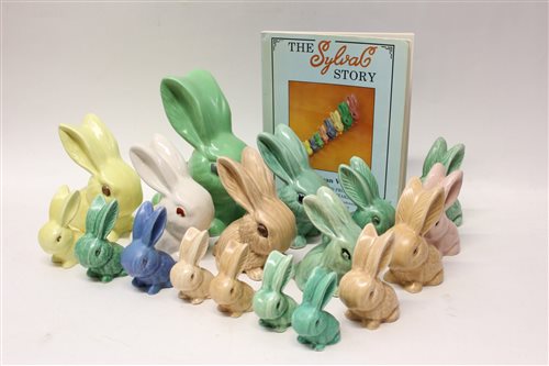 Lot 81 - Collection of Sylvac rabbits - various colours...