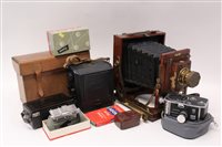 Lot 1668 - Mahogany framed plate Camerasera -...