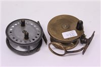 Lot 1550 - Two vintage fishing reels - one a Hardy of...