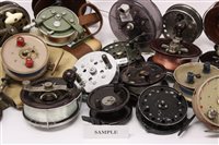 Lot 1557 - Large quantity of vintage sea reels (over 20)...