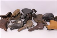 Lot 1571 - Brooks B66 leather saddle and others