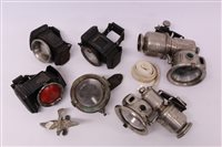 Lot 1577 - Selection of oil and acetylene lamps