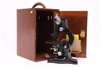 Lot 1536 - Late 19th / early 20th century microscope no....