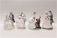 Lot 102 - Four Royal Worcester limited edition figures -...