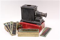 Lot 1635 - Victorian AK Magic Lantern, together with a...