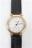 Lot 1322 - Christian Dior Paris gold plated quartz...