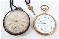 Lot 1315 - 19th century gentlemen's Swiss pocket Watches...