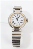 Lot 1319 - Ladies' Dunhill wristWatches with steel and...