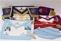 Lot 1623 - Selection of Masonic regalia - including...