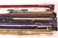 Lot 1742 - Selection of fishing rods - to include Bruce &...