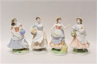 Lot 103 - Four Royal Worcester The Pastoral Collection...