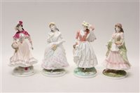 Lot 104 - Four Royal Worcester Festive Country Days...