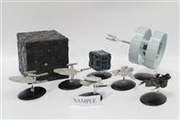 Lot 2878 - Eagle Moss Star Trek models, stands and...