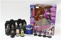 Lot 2879 - BBC Dr Who figurine collection, plus stands...