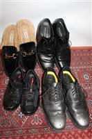 Lot 3103 - Gentlemen's shoes - including black leather...