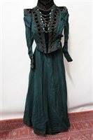 Lot 3107 - Ladies' Victorian velvet and wool three piece...