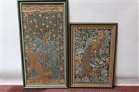 Lot 3119 - Two classical theme tapestries - garden scenes...