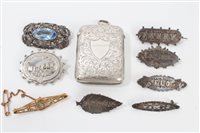 Lot 3236 - Collection of Victorian and Edwardian silver...