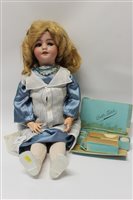 Lot 2828 - Doll - large Simon & Halbig bisque head doll -...