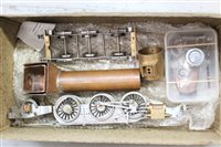 Lot 2829 - Partially constructed Live Steam 1 3/4 inch...