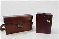 Lot 3696 - Late 19th century Kodak pocket Camerasera with...