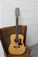 Lot 3706 - Tanglewood acoustic twelve-string guitar,...