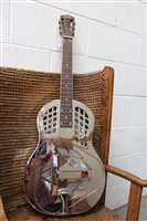 Lot 3707 - Johnson lap steel resonator guitar, model no....