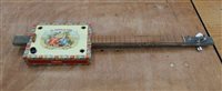 Lot 3723 - Cigar box three-string guitar