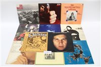 Lot 3733 - Approximately eighty LP records - mainly Folk -...