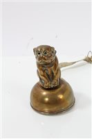 Lot 3735 - Early 20th century novelty brass tape measure...