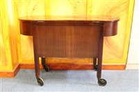 Lot 3739 - 1950s / 1960s Harrods drink trolley / cocktail...