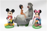 Lot 3757 - Twelve Disney and other similar garden ornaments