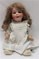 Lot 2706 - Doll - Heubach Koppelsdorf bisque head 300-7 -...