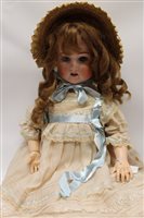 Lot 2709 - Doll - Schoenau & Hoffmeister bisque head...