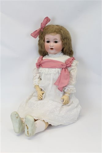 Lot 2713 - Doll - Armand Marseille bisque head A 975 M...